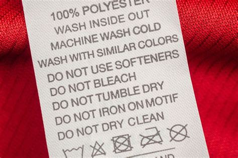 soccer jersey washing instructions.